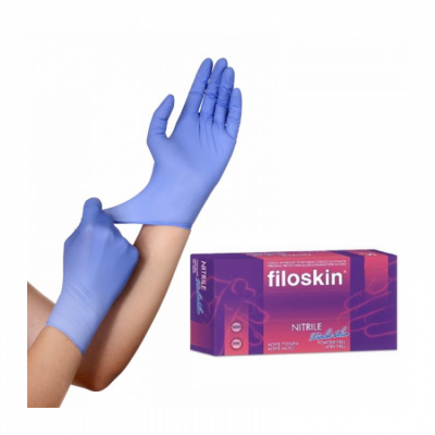 Εξεταστικά γάντια νιτριλίου Filoskin Βιολετί 100 ρεμαχίων